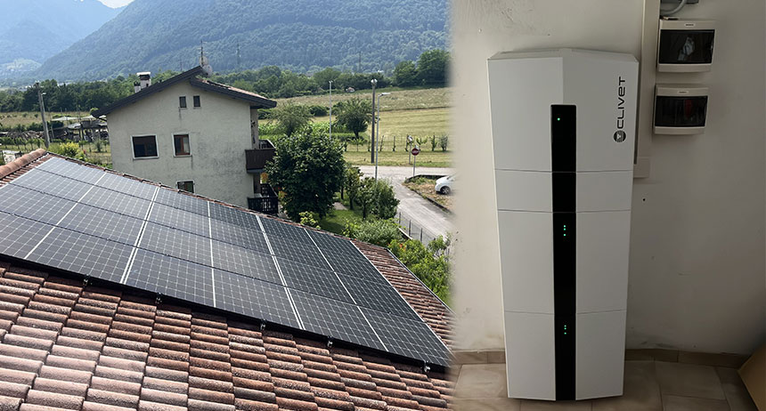 Casa privata a Feltre con Accumulo di energia elettrica