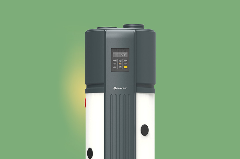 AQUA PLUS by Clivet: Ergänzen Sie Ihre Anlage mit einem Warmwasserbereiter mit Wärmepumpe.